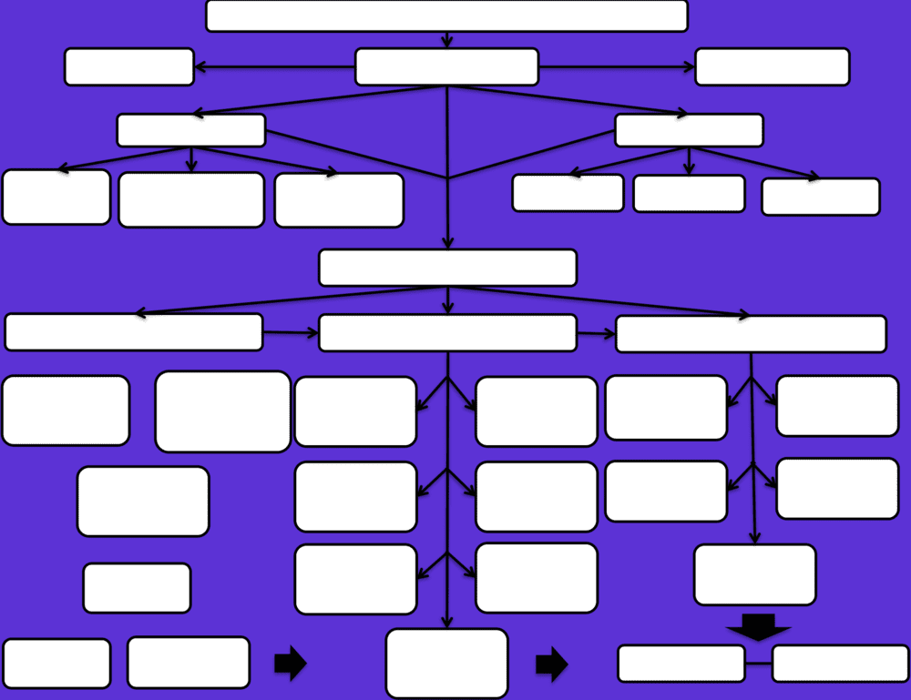 Plantilla de mapa conceptual en PowerPoint 2