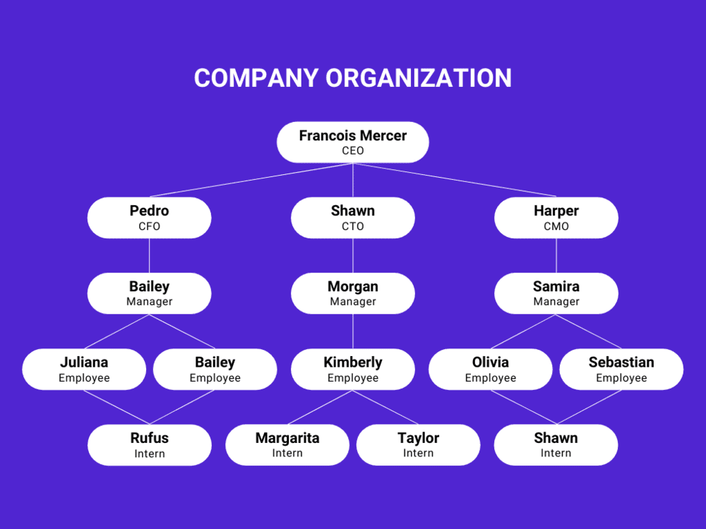 Tipos de mapas conceptuales - Mapa jerárquico